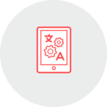 Translation_management_circle Icon: Translation management